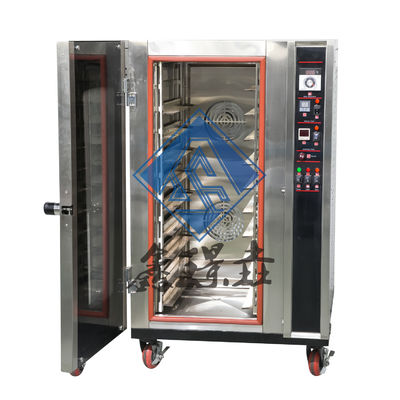 10 Поднос Конвекционная печь с паром для завода по переработке овощей Даже печь