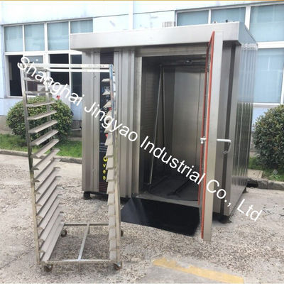 Газовое оборудование для пекарни 34 и 68 поднос Горячая воздушная вращающаяся печь для выпечки 200 кг/кг хлеба