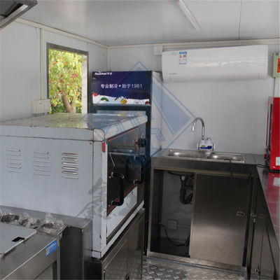 3M Single/Double Axles Design Mobile Customized Industrial Mobile Food Truck из нержавеющей стали