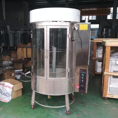 Онлайн-поддержка полная утка жарка электрическая и газовая печь машина вращающаяся куриная гриль оборудование