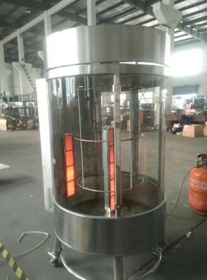 Онлайн-поддержка полная утка жарка электрическая и газовая печь машина вращающаяся куриная гриль оборудование