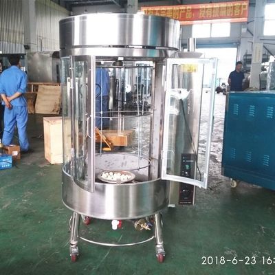 120 кг Лавовый камень Пекинская утка Птица вращающаяся печь для больших операций