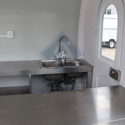 Промышленный круглый/квадратный пищевой грузовик с одной/двойной осью и индивидуальной конструкцией