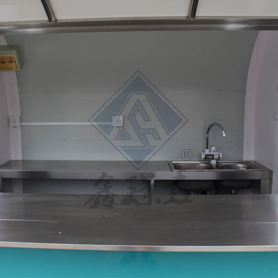 Промышленный круглый/квадратный пищевой грузовик с одной/двойной осью и индивидуальной конструкцией