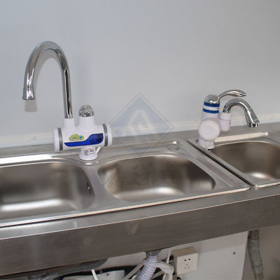 Промышленный круглый квадратный мобильный пищевой грузовик 2.8M с одной или двумя осями