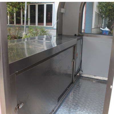 Индивидуальный промышленный круглый квадратный мобильный пищевой грузовик 2.2M с одной или двумя осями