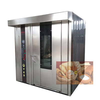 32 Подносы Ротационный газовый промышленный пекарня Автоматическая печь для электрического печенья печенье хлеб