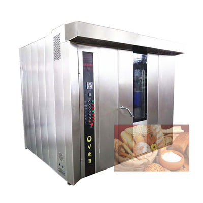 Пекарня 32 Ротационный газовый промышленный электрический печенье печенье хлеб пекарня полностью автоматическая