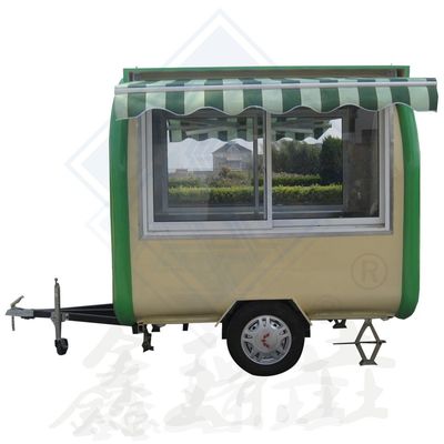 Одно/двойные оси из оцинкованной стали 300 Мобильный продовольственный грузовик с навесом
