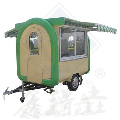 Одно/двойные оси из оцинкованной стали 300 Мобильный продовольственный грузовик с навесом