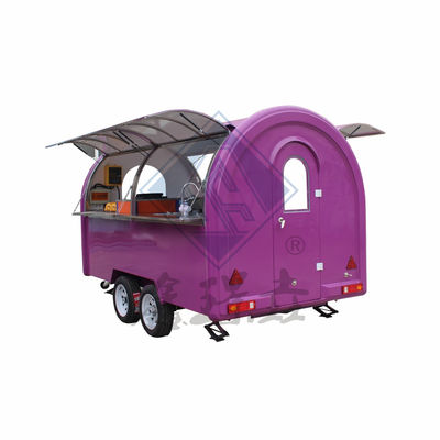 Мобильный пищевой грузовик с одной/двойной осью с навесом и индивидуальным оборудованием для приготовления пищи