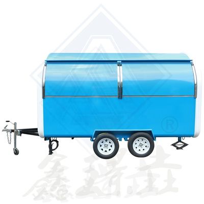 Полностью оборудованный мобильный кухонный пищевой грузовик с корзиной для хот-догов и обслуживанием полевого обслуживания