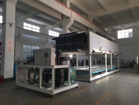 Коммерческая машина для изготовления блоков льда с промышленным компрессором 1230x930x2040 мм