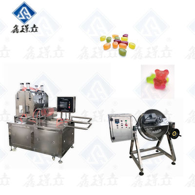 Автоматическая линия по производству гумовых кондитерских изделий из нержавеющей стали для двойных цветных леденец