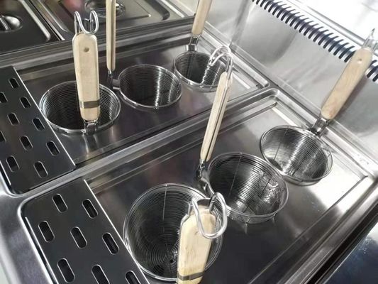 Элегантная столовая газовая макароновая плитка из нержавеющей стали