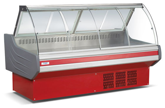 Нержавеющая сталь 201 материал Deli Cooler для холодильников для выставки мяса в супермаркетах