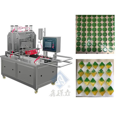 Высокопроизводительная конфета из гумового медведя Автоматическая машина для формирования конфеты в 50 кг / ч.