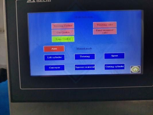 Маленькая автоматическая коммерческая пекарня для печенья Серебряный дизайн для производства печенья