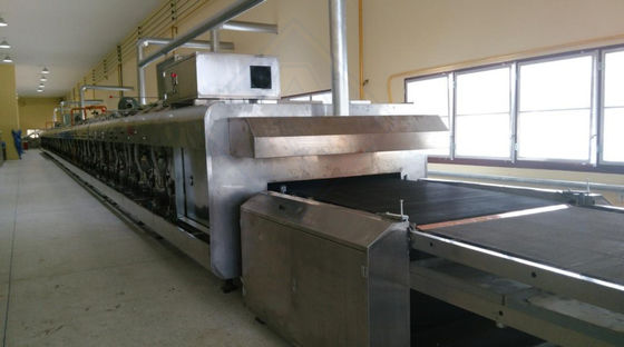 Высокопроизводительная электрическая туннельная печь для производства разнообразных мягких хрустящих печенья