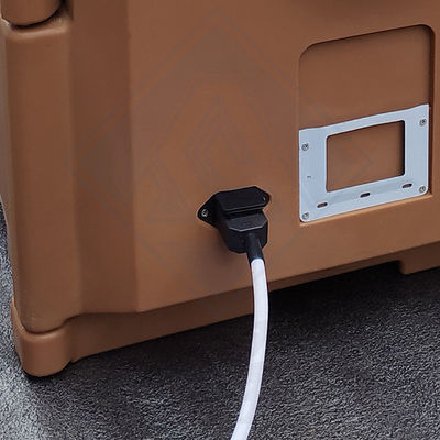 Изолированная коробка с вращающейся формовкой без пластинок для ресторанов 110 В