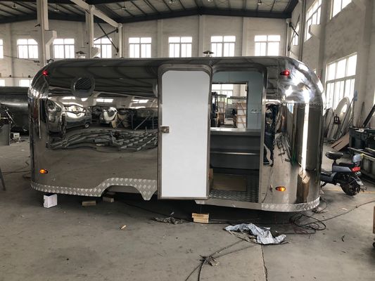 Дорожная коляска для хот-догов Мобильный продовольственный трейлер с полностью оборудованным рестораном