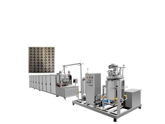 150 кг/ч Медвежья конфета Производственная линия Лолипот Высокая производительность Автоматическая машина