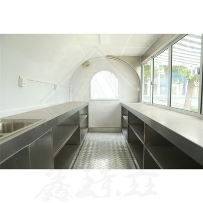 Мобильный горячий пирог, кофе, пищевой грузовик 5.8M с двойной осью, хорошая конструкция, промышленная круглая модель