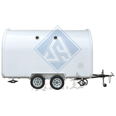 Индивидуальный промышленный круглый модель мобильный хот-дог кофе пищевой грузовик с 3,5 М двойной оси