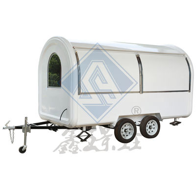 Индивидуальный промышленный круглый модель мобильный хот-дог кофе пищевой грузовик с 3,5 М двойной оси