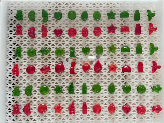 Большая мощность 8000x2100x2100мм Желатиновая линейка по производству резиновых конфетов с высокой производительностью