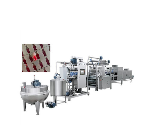 300 кг/ч Промышленная машина для изготовления твёрдых конфетов для сладостей с тофтом Производственная линия "Лолипоп"