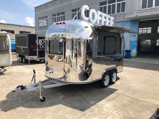 2300*1750*2100мм Прицеп для кормовых тележек Машины для перекусов 350 кг Мобильный прицеп для перекусов