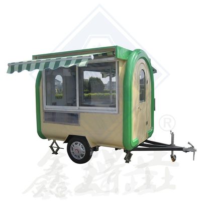 Мобильный пищевой грузовик двойной оси размером 350 см с крышкой и водным сырьем