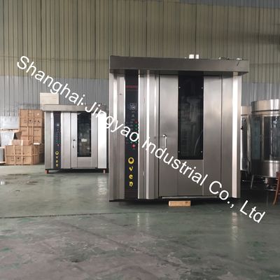 16 поднос хлебопекарная машина с паром для пекарни Нержавеющая сталь Ротационная стойка печи