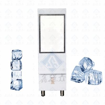 Коммерческая кубическая ледовая машина с высокой производительностью и емкостью хранения 900 кг льда