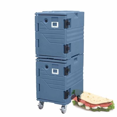 Ресторан, подающий блюдо, изолированный коробка для доставки с горячим и отопительным оборудованием