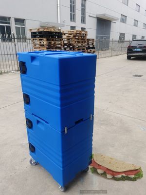 Ресторан, подающий блюдо, изолированный коробка для доставки с горячим и отопительным оборудованием