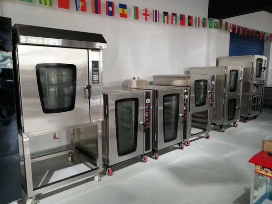 Пекарни оборудование Пекарня 8 поднос Газовая конвекционная печь Коммерческая электрическая печь