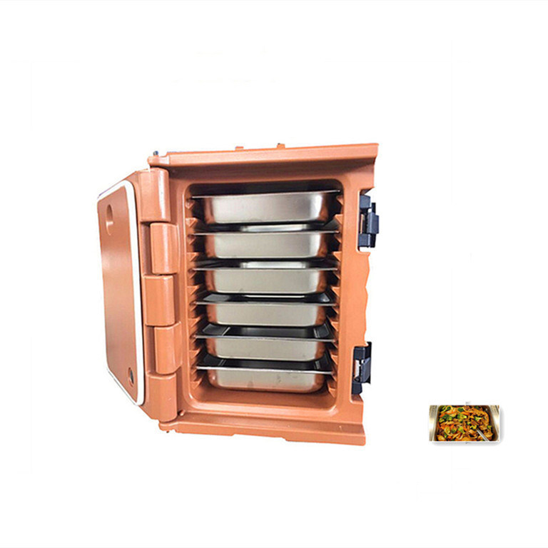 Серая пластиковая изоляционная коробка для доставки продуктов питания для коммерческих лапши Пирог быстрое питание