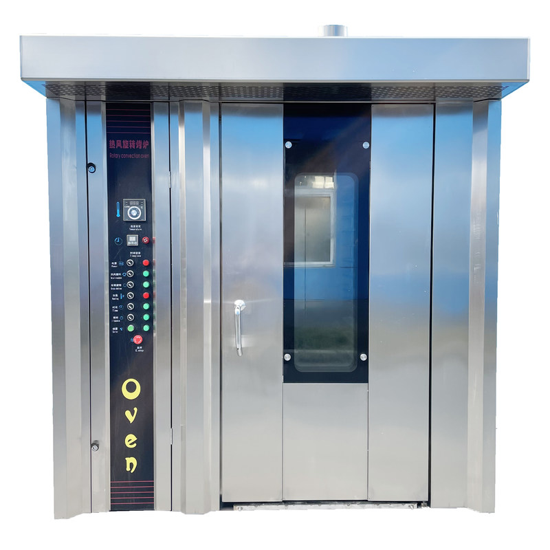 Нержавеющая сталь 16 поднос Дизельное масло Коммерческая электрическая конвекционная печь для лунного пирога Серебро