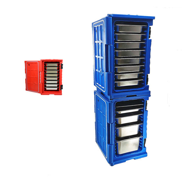 Изолированные тепловые емкости для пищи сохраняют постоянную температуру пищи с помощью индивидуального цвета