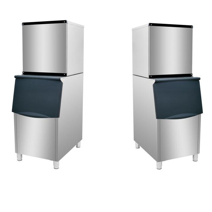 Автоматическая коммерческая машина для изготовления кубиков льда для магазинов мощностью 200 кг