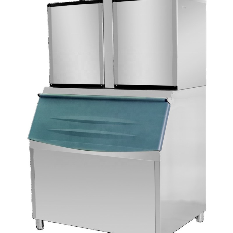 Промышленный автоматический кубический ледокольчик Хороший для 2400P 1088 кг / день