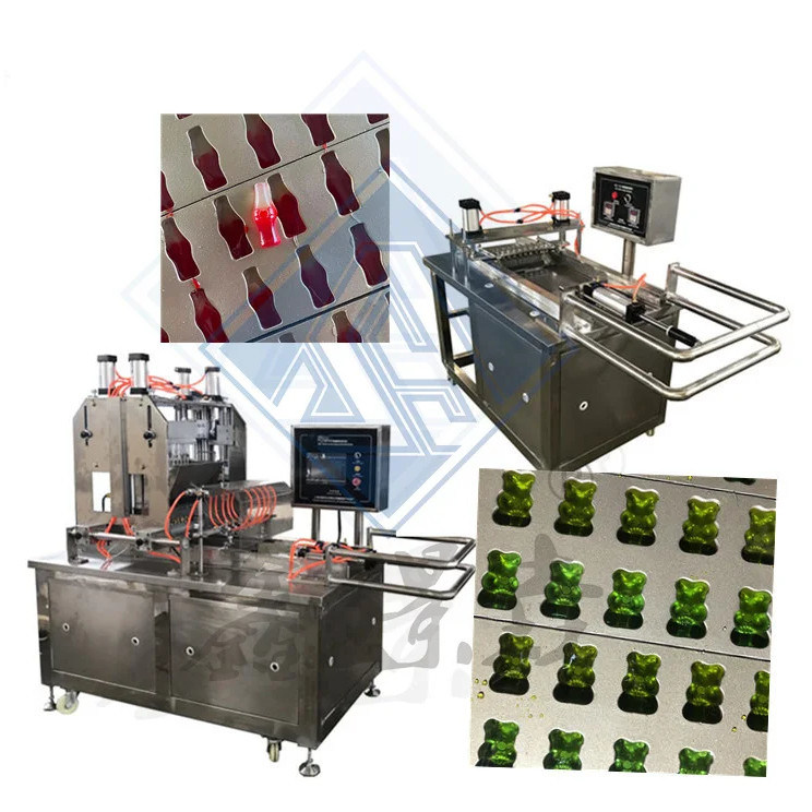 Автоматическая машина для изготовления кондитерских изделий с высокой производительностью 50 кг / ч для гумового медведя