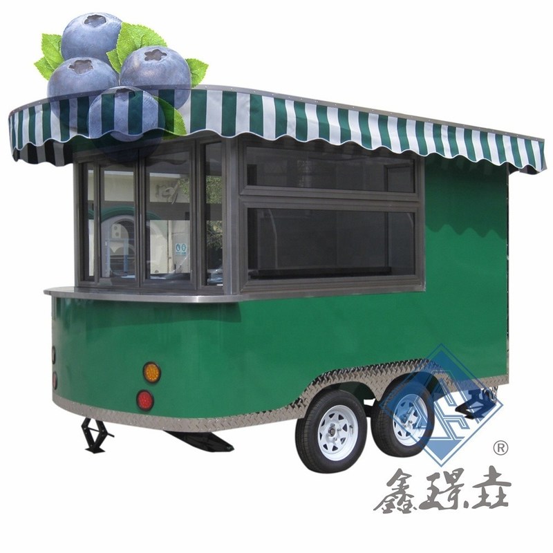 Прицеп для пищевых грузовиков с длительным сроком службы и пиццей